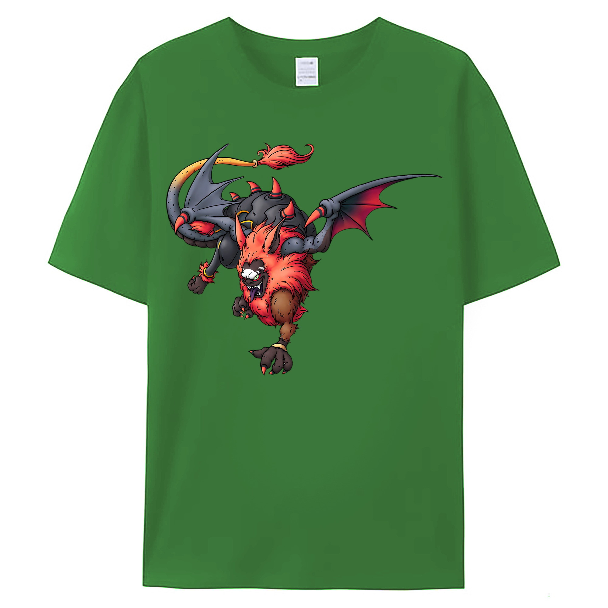 （画像用） ドラゴンクエスト Doragon Kuesuto Dragon Quest レディースカジュアルプリントTシャツ（綿100％）